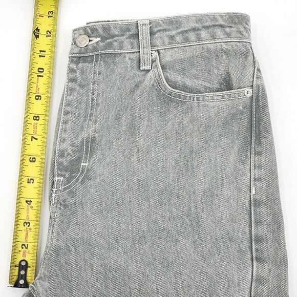 Topshop Idol Twist Seam Mom Denim Jeans In Mint Women's Size 10 - Picture 11 of 12